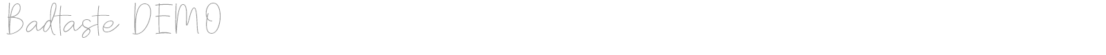 Badtaste font preview